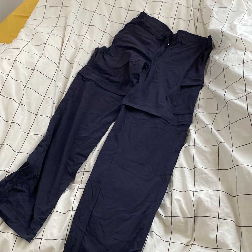 Navy cargo pants